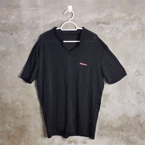 prada see through shirt|prada t-shirts for men.